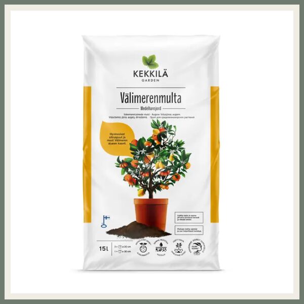 Kekkilä vahemeretaimede muld 15l